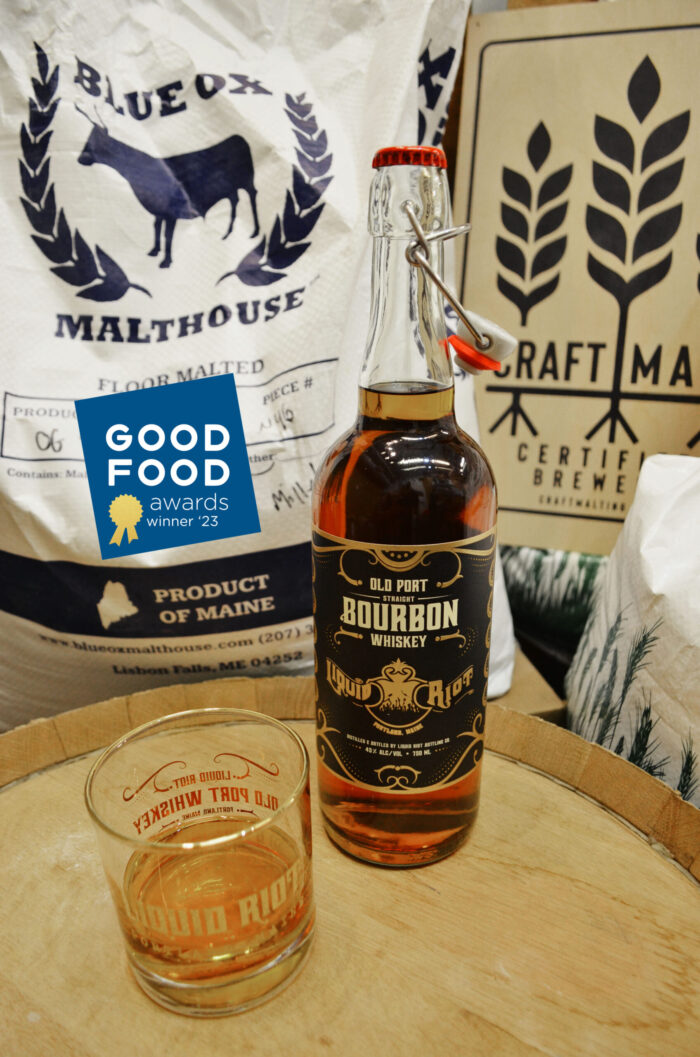 Liquid Riot's Old Port Bourbon won the 2023 Good Food Award