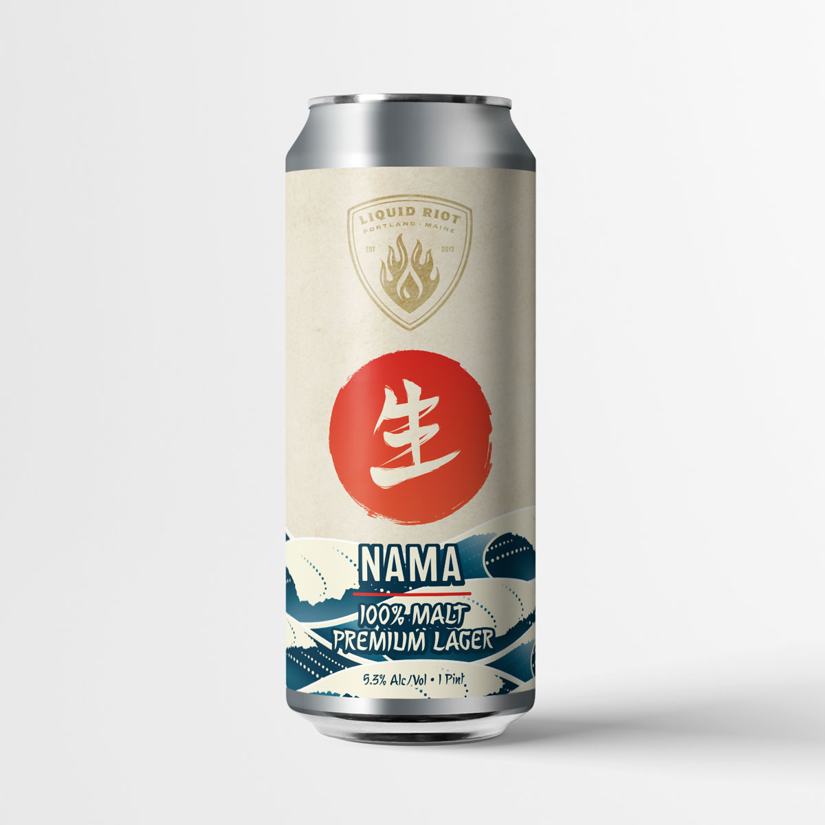 Liquid Riot – Nama – 100% Malt Premium Lager