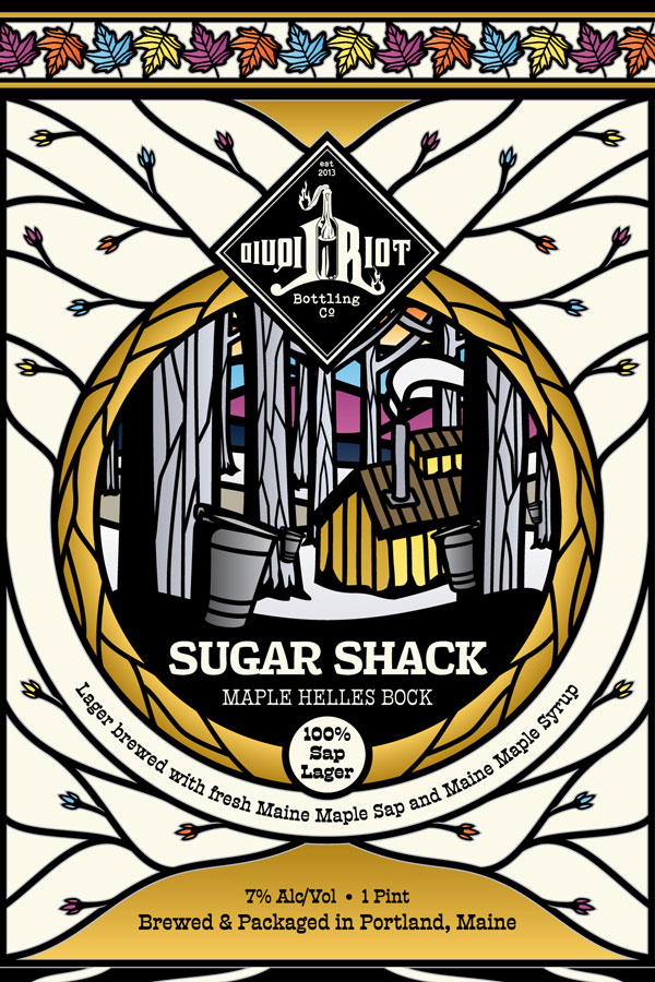 Liquid Riot – Sugar Shack – 100% Sap Maple Helles Bock