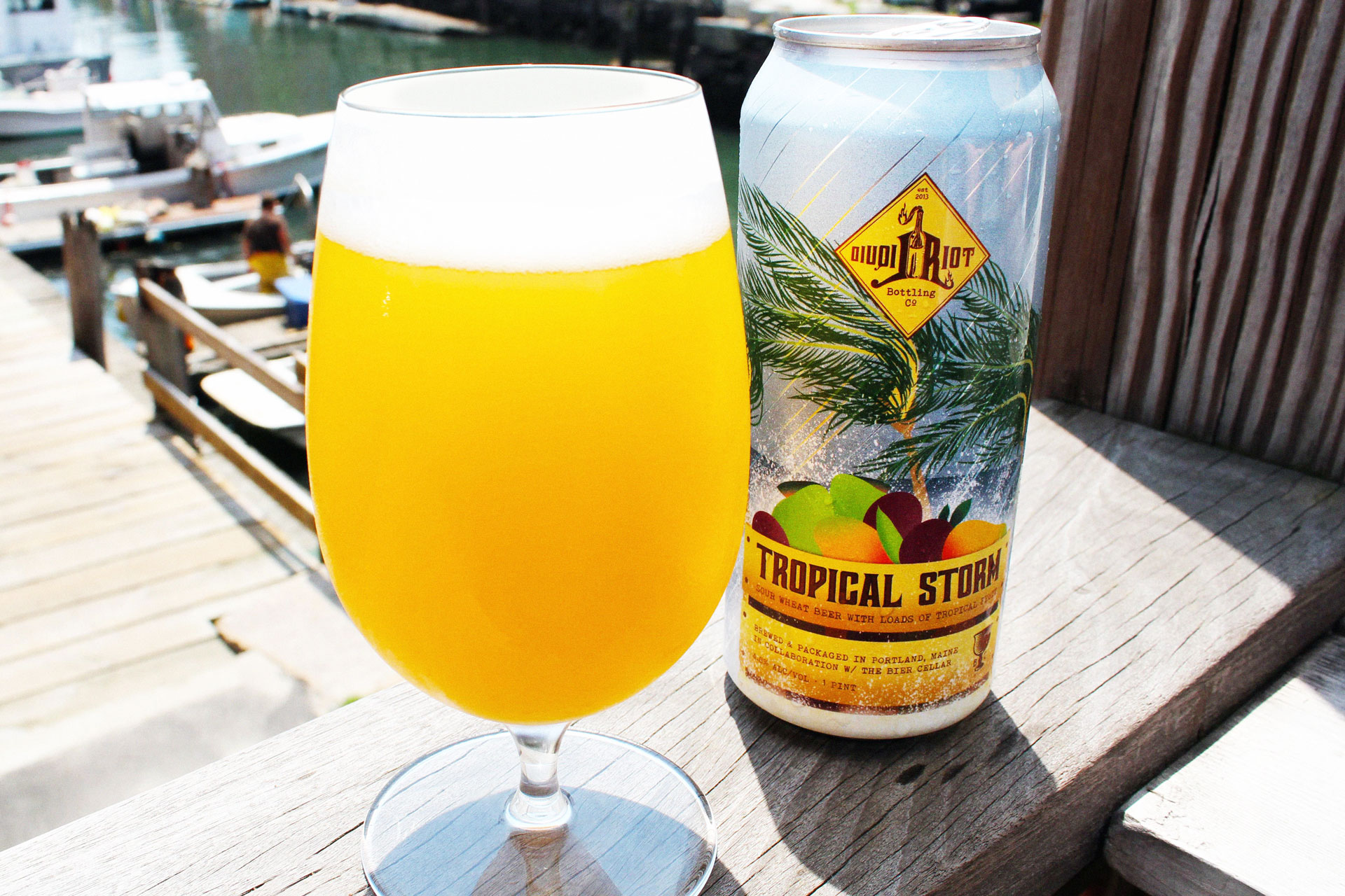 Liquid Riot – Tropical Storm – Sour Wheat Beer with Loads of Tropical Fruit